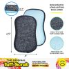 Original Tuff-Scrub Professional Microfiber Scrub 'N' Wipe Cleaning Sponge Pads, 2 Pads