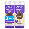 Swiffer PowerMop Wood Quick Dry Liquid Floor Cleaner Solution, Lemon, 25.4 oz, 2 Pack