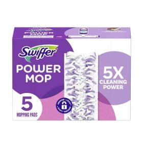 Swiffer PowerMop Multi-Surface Mopping Pad Refills, 5 Count