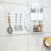 Pegboard Combination Kit Combination Wall Organizer with Magnets and Hooks