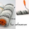 5 Pcs 6 inch Microfiber Paint Roller Covers Refills Set with 1 Roller Frame Handle