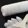 8 inch Latex Paint Roller Brush Wall Painting Brush Tool with 5 inch Flat Brush and 1 Pair Gloves