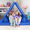 Jaxx Zipline Playscape - Imaginative Furniture Playset for Creative Kids, Blueberry