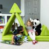 Jaxx Zipline Playscape - Imaginative Furniture Playset for Creative Kids, Cherry