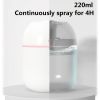 1 Pcs Portable Mini Humidifier; 220ml Small Cool Mist Humidifier; USB Personal Desktop Humidifier For Baby Bedroom Travel Office Home