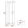 Halifax 2-Door Rectangle Closet Pantry White