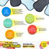 Original Tuff-Scrub Professional Microfiber Scrub 'N' Wipe Cleaning Sponge Pads, 2 Pads