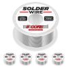 5 Core Solder Wire Rosin Core Flux Soldering 63/37 63% Tin (Sn)37% Lead (Pb) 50 gms Each - Solder Wire