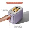 2 Slice Toaster with Touch-Activated Display, Cornflower