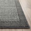 Machine Washable Faux Sisal Gray Indoor Accent Rug Set, 3-Piece Set