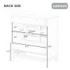 30" Bathroom Vanity with Sink Combo, Multi-functional Bathroom Cabinet with Doors and Drawer, Solid Frame and MDF Board