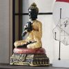 Buddha Statues Thailand for Garden office home Decor Desk ornament fengshui hindu sitting Buddha figurine Decoration