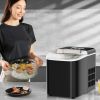 26 lbs Countertop LCD Display Ice Maker with Ice Scoop