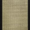 Machine Washable Faux Sisal Gray Indoor Accent Rug Set, 3-Piece Set